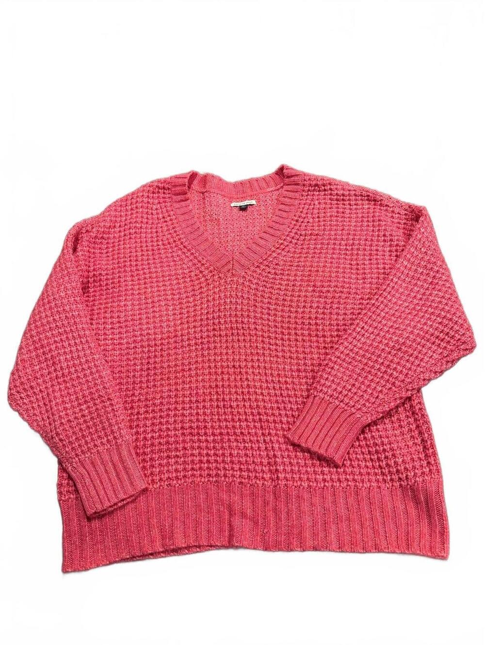 American Eagle pink knit sweater